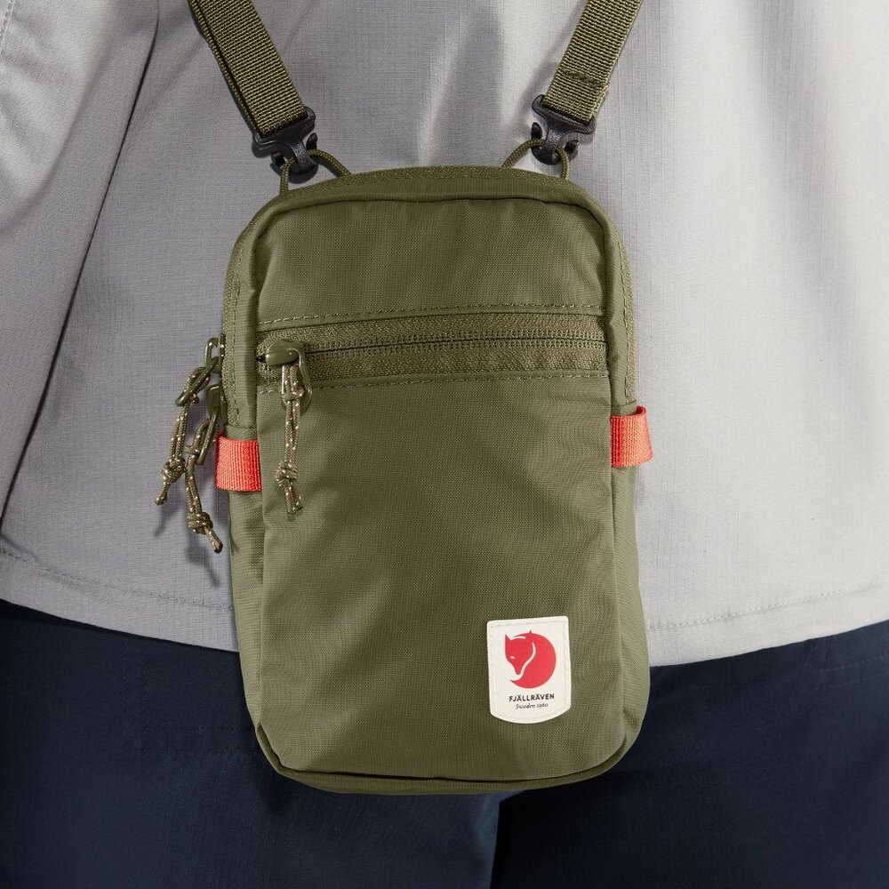 Fjallraven Crossbody Bag Green Mini Shoulder Bag Travel Nylon Unisex New